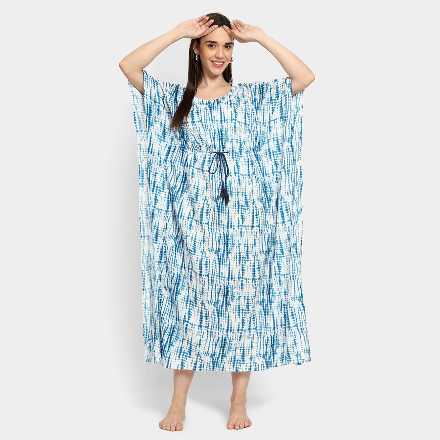 Ladies' Nighty, Light Blue, large image number null