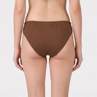 Women's Brown Regular Fit Panty, भूरा, small