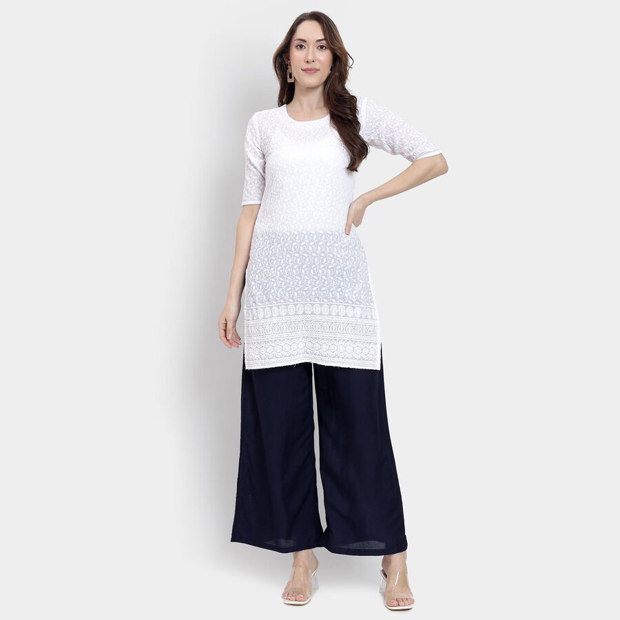 Ladies' Palazzos , नेवी ब्लू, large image number null