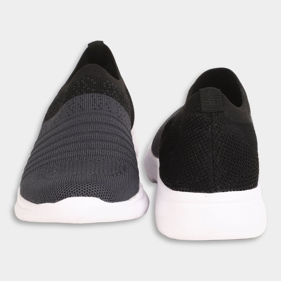 Womens Athleisure Sports Shoes, Black, large image number null