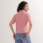 Women's Light Pink Collared Casual Shirt, Purple, small image number null