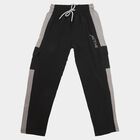 Boys Dark Grey Jogger Fit Cargo Pocket Pyjama, गहरा ग्रे, small