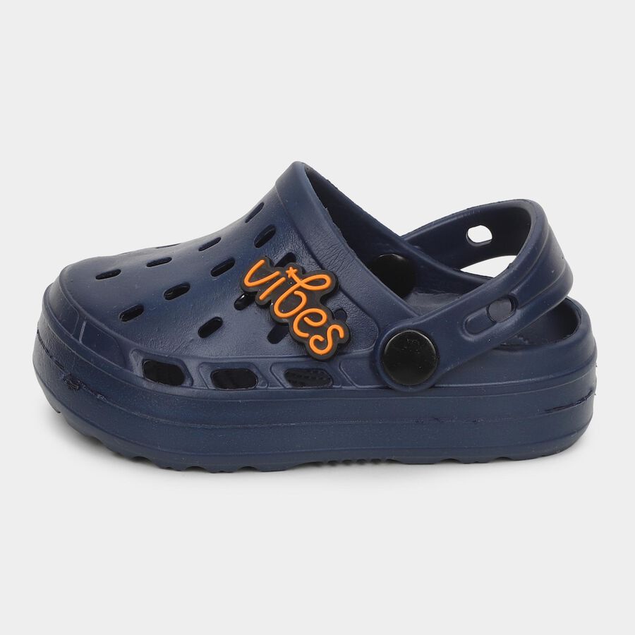 Boys' Sandal with Back Strap, Navy Blue, large image number null