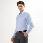 Men's Light Blue Regular Collar Formal Shirt, Light Blue, small image number null