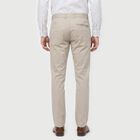 Men's Silver Slim Fit Chino Trousers, सिल्वर, small