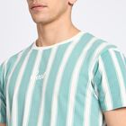 Men's 100% Cotton Round Neck Half Sleeves T-Shirt, Sky Blue, small
