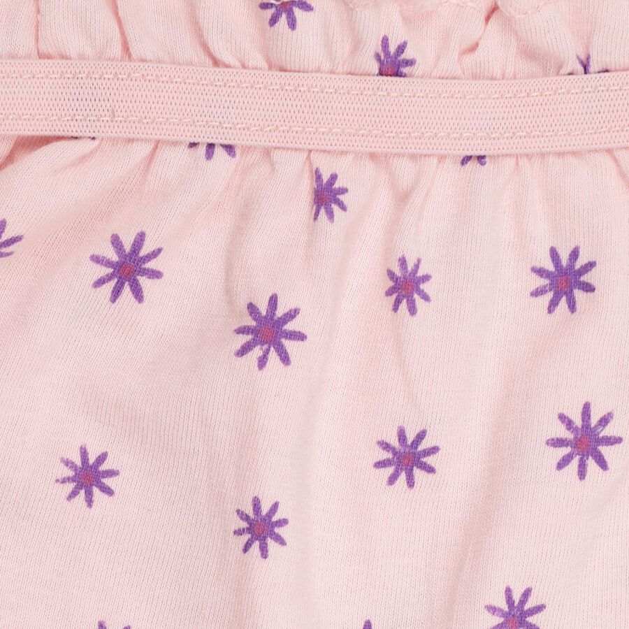Girls' 100% Cotton Bloomer , हल्का गुलाबी, large image number null