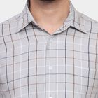 Men's Casual Shirt, Light Grey, small