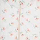 Girls' Soft White High Neck Casual Jacket, गहरा पीला, small image number null