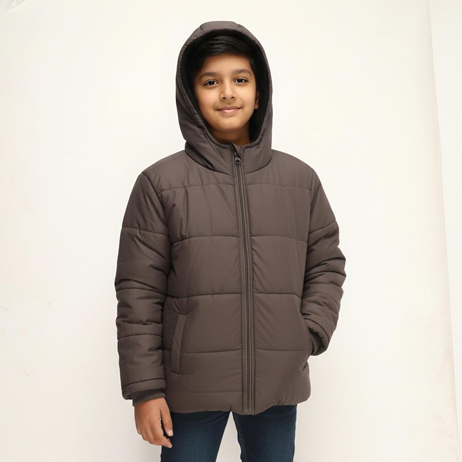 Boys' Jacket, चारकोल, large image number null