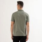 Men's Muted Sage Green Cuban Casual Shirt, हल्का हरा, small image number null