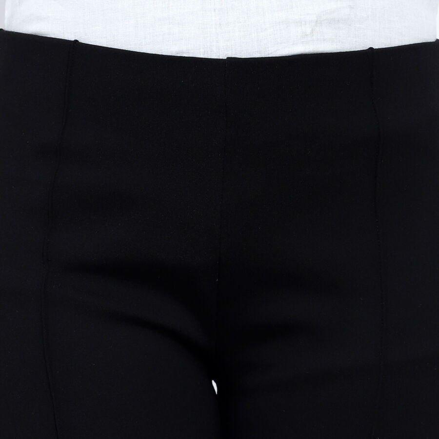 Solid Trousers, Black, large image number null