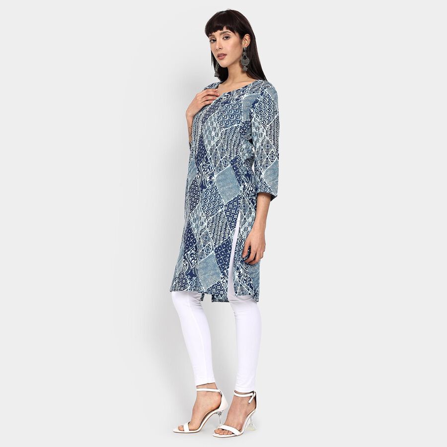 Ladies' Kurta , Dark Blue, large image number null