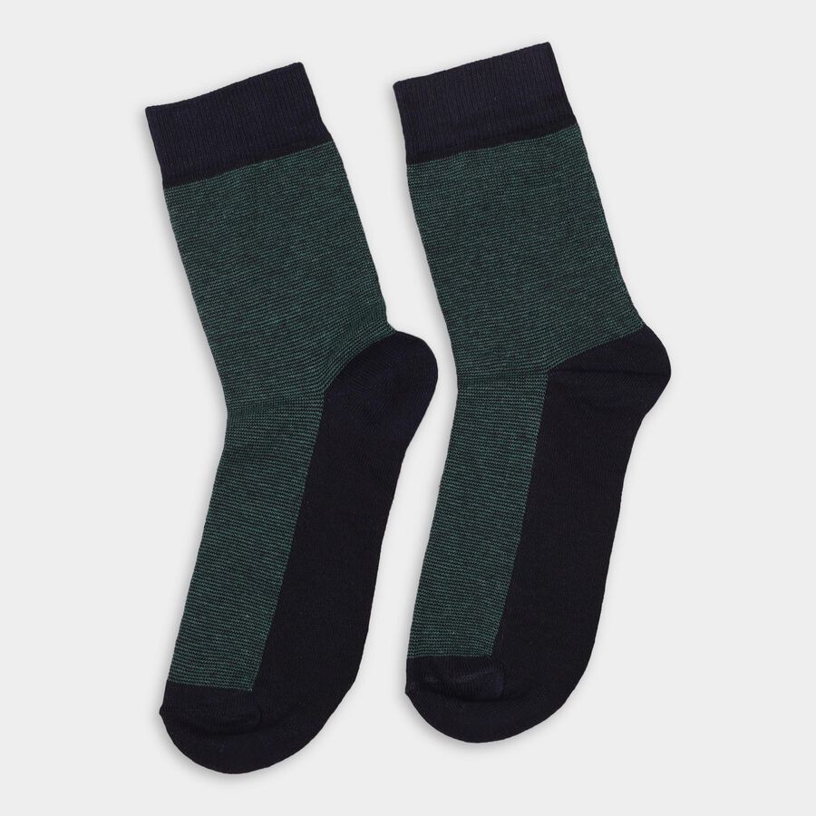 Men's Socks , टील ब्लू, large