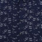 Boys Navy Blue Cotton Casual Shirt, Navy Blue, small