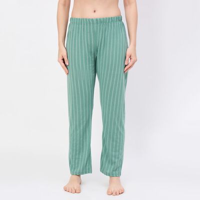 Women's Solid Elastic Waist Pyjama