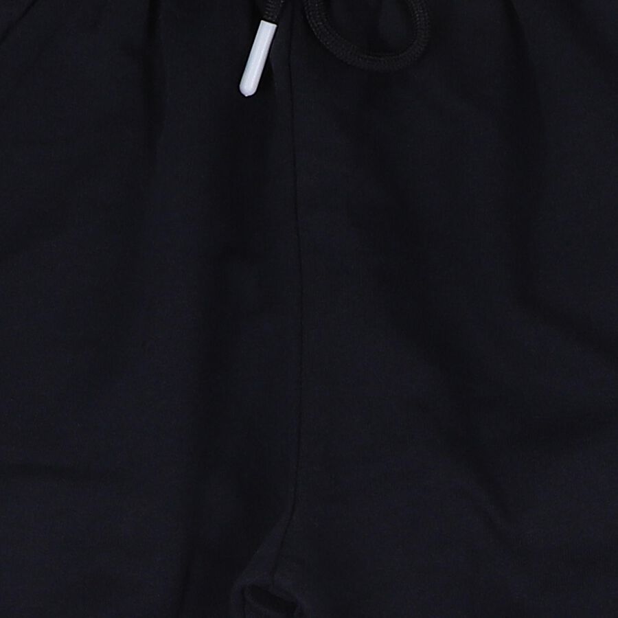 Boys' Navy Blue Color-Blocked Cotton Blend Pyjama, Navy Blue, large