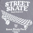 Boys Light Grey Round Neck Casual T-Shirt, Light Grey, small image number null