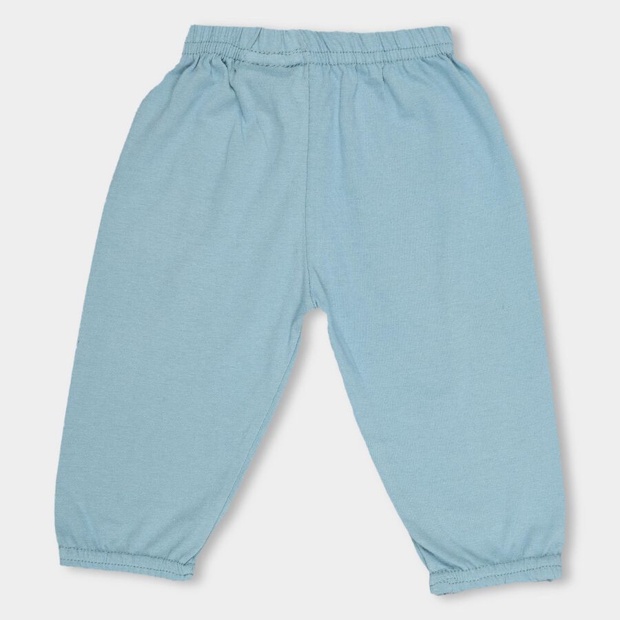 Infants' Soft Powder Blue Elasticated Pyjama, Teal Blue, large image number null