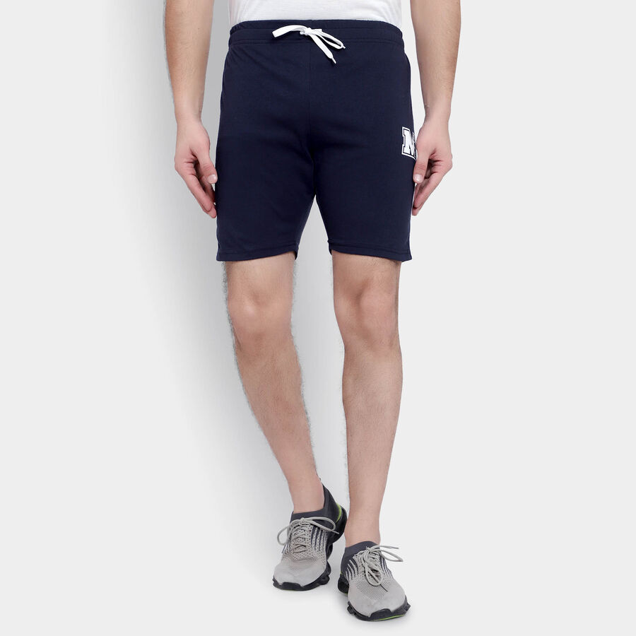 Solid Basic Bermuda, Navy Blue, large image number null