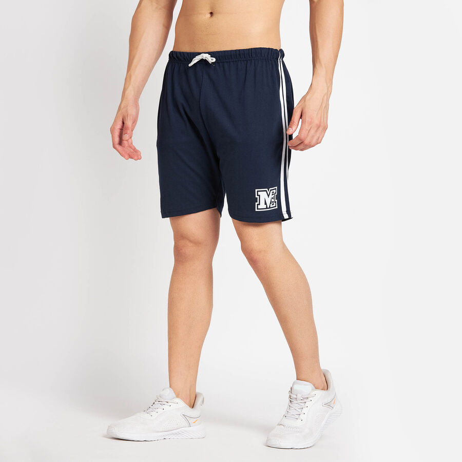 Cut & Sew Bermuda, नेवी ब्लू, large image number null