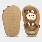 Boys' Beige Slip-On Back Strap Sandals, Beige, small