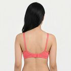Women's Pink Cotton Blend Regular Bralette Bra, गुलाबी, small