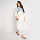 Ladies' Kurta , ऑफ व्हाइट, small image number null