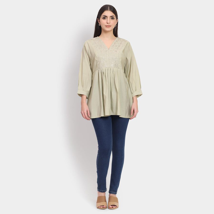Ladies' Kurti , Light Green, large image number null