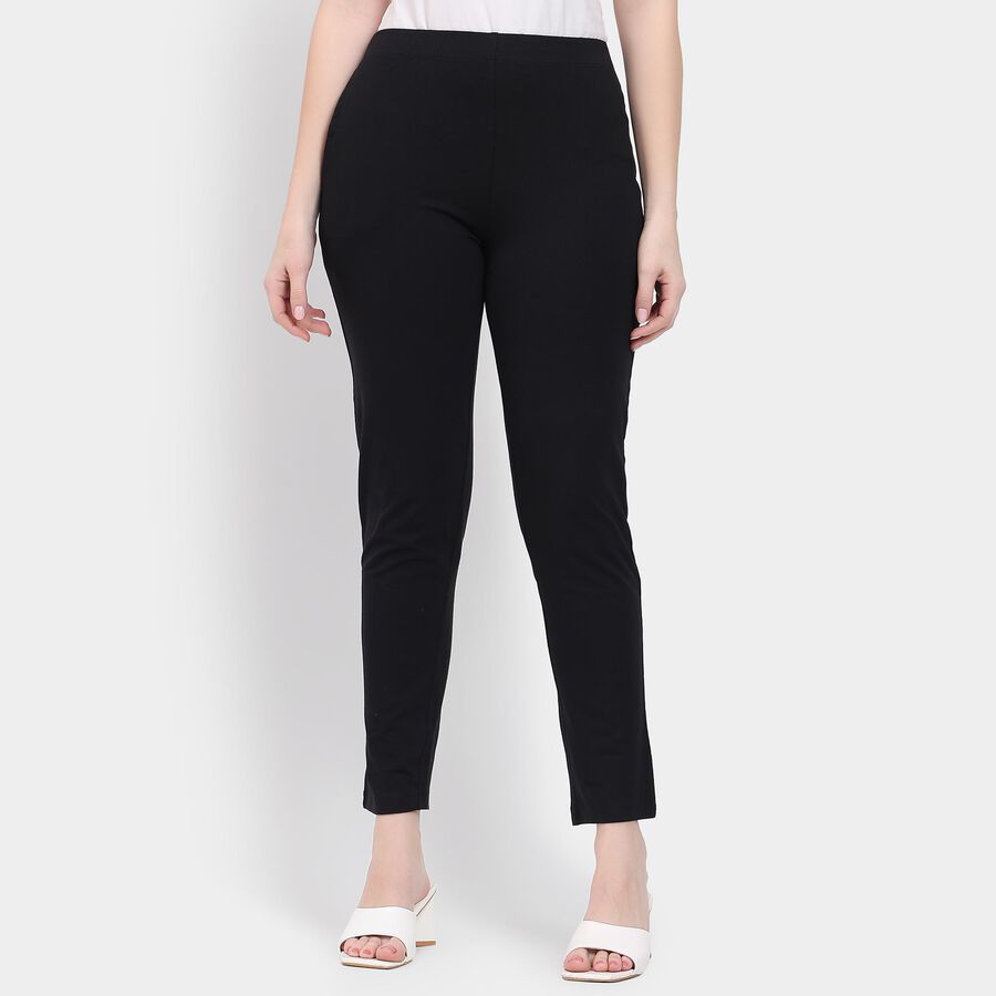 Ladies' Churidar, Black, large image number null