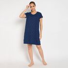 Ladies' Nighty, नेवी ब्लू, small image number null