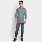 Men's 100% Cotton Casual Shirt , Olive, small image number null