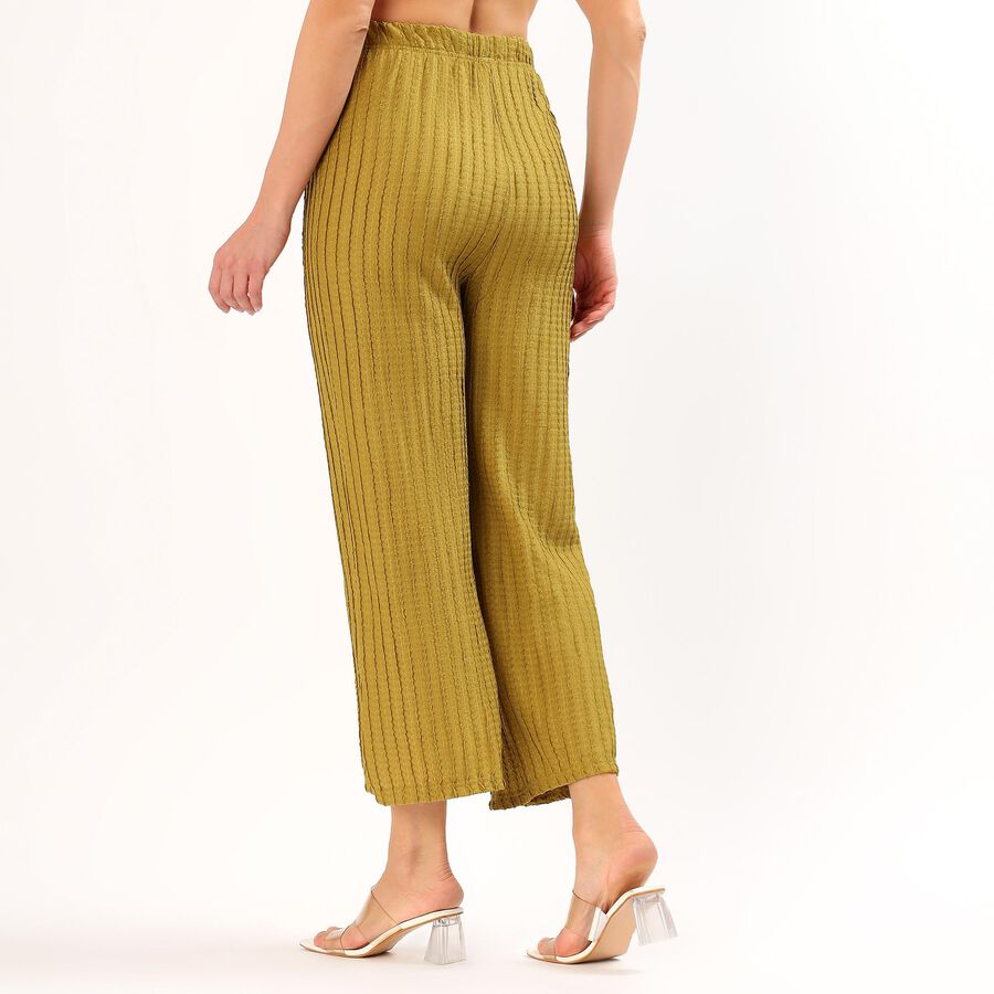 Women's Black Relaxed Fit Harem Pants, हल्का हरा, large