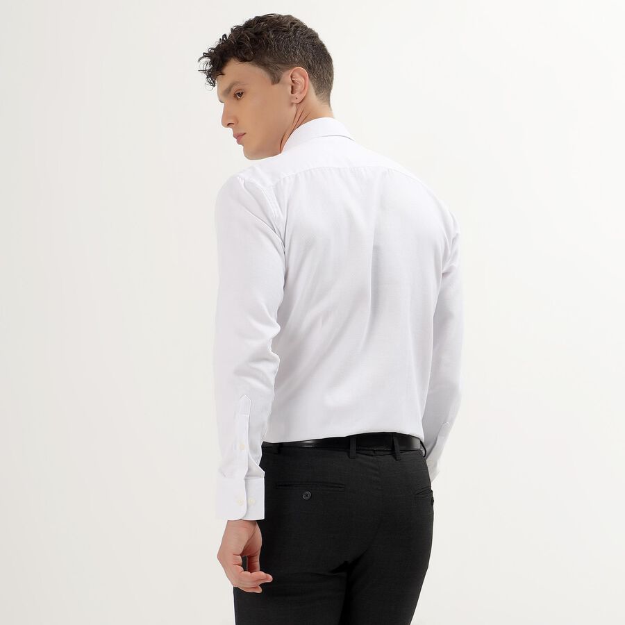 Men's Cut Away Collar Formal Shirt, White, large image number null