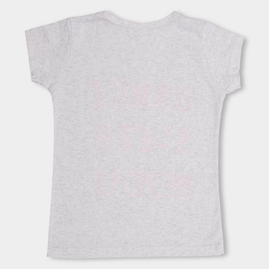 Girls' T-Shirt, एक्रू मिश्रित, large image number null