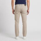 Men's Light Grey Slim Fit Solid Jeans, हल्का ग्रे, small