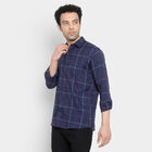 Checks Formal Shirt, Navy Blue, small image number null