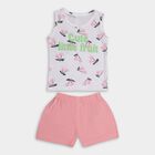 Infants' 100% Cotton Short Set , सफ़ेद, small image number null