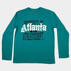 Boys Dark Green Crew Neck Regular Boys T-Shirt, गहरा हरा, small