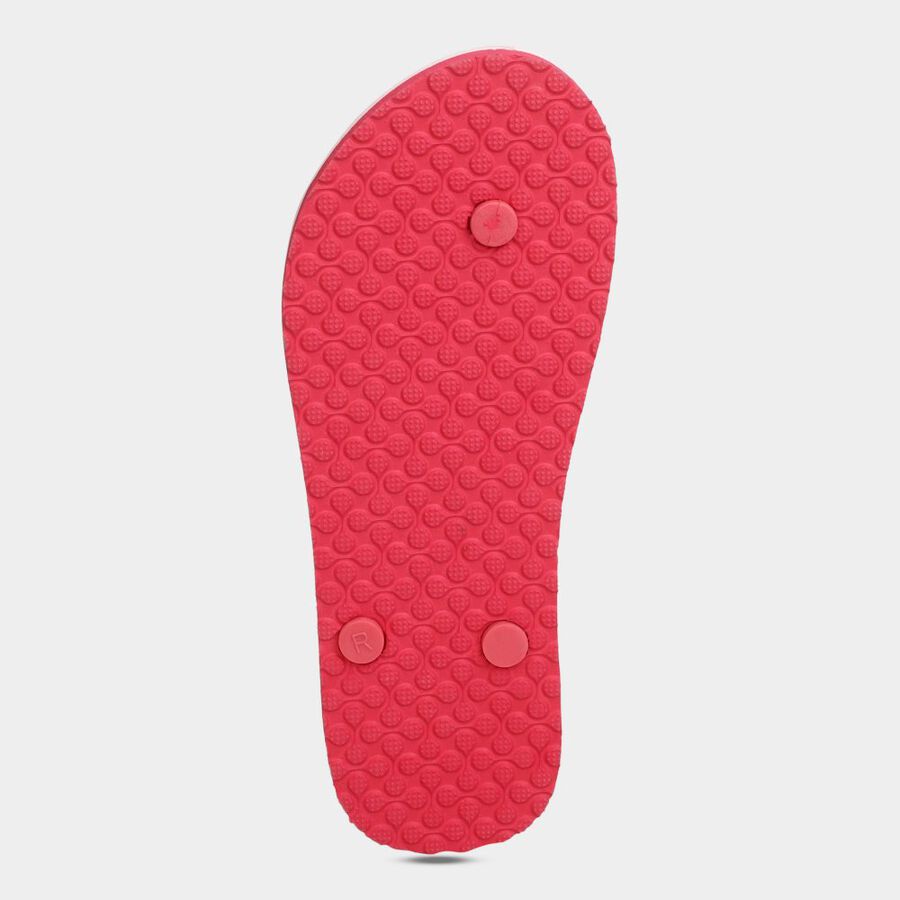 Womens Printed Sliders, गुलाबी, large image number null