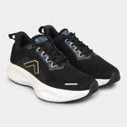Men's Jet Black Lace-Up Sports Shoes, Black, small image number null