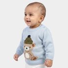 Infants' Light Blue Crew Neck Pullover, Light Blue, small