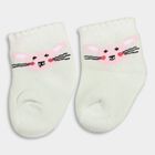 Infant's Socks (Pack of 2), Light Green, small