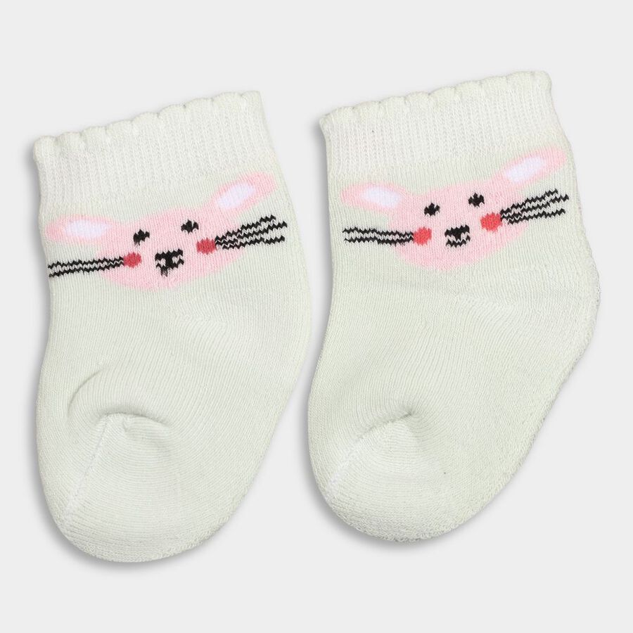 Infant's Socks (Pack of 2), Light Green, large