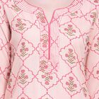 Printed Kurta, Light Pink, small image number null