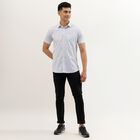 Men's Light Blue Cotton Regular Collar Casual Shirt, हल्का नीला, small image number null