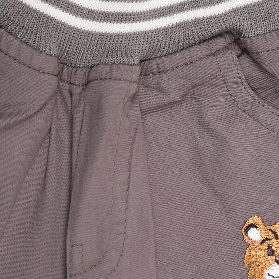 Infants' 100% Cotton Cotton Trousers , Dark Grey, large image number null