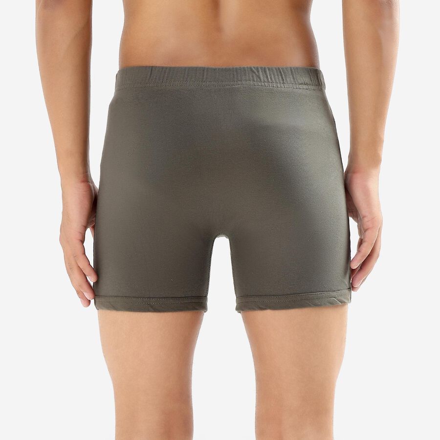 Men's 100% Cotton Trunks, ओलिव, large image number null