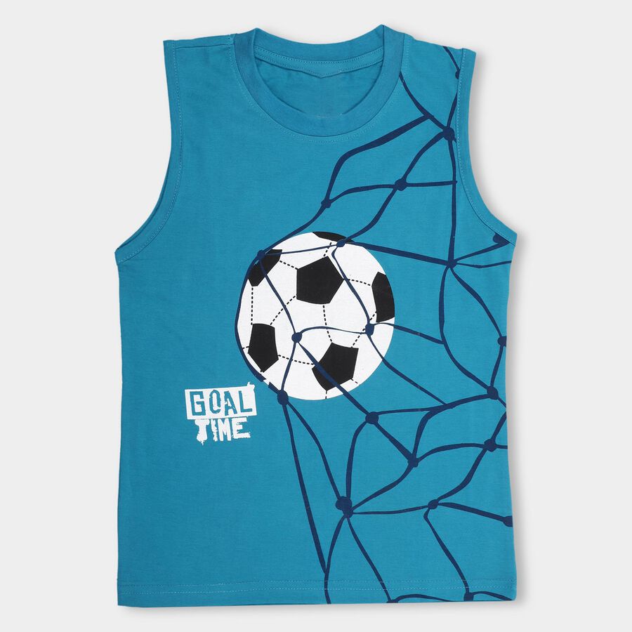 Boys' T-Shirt , Teal Blue, large image number null