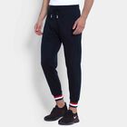 Solid Track Pants, Navy Blue, small image number null